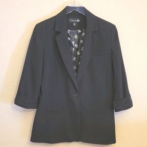 Forever 21 Black Blazer Sz M